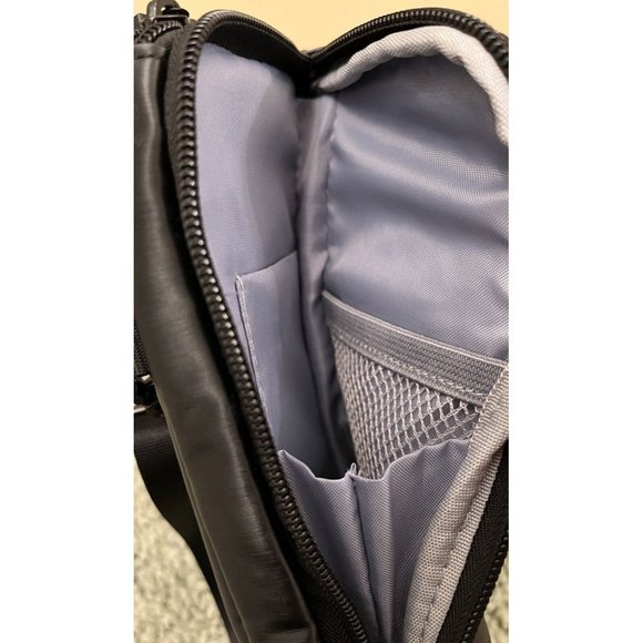 NEW IHKWIP BLACK NYLON PPE CARRIER CROSSBODY HAND SHOULDER BAG - Picture 4 of 9